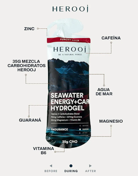 Seawater Energy+CAF Hydrogel - Punchy Cola - 60g