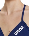 Bañador Team Swim top tie back Solid Navy