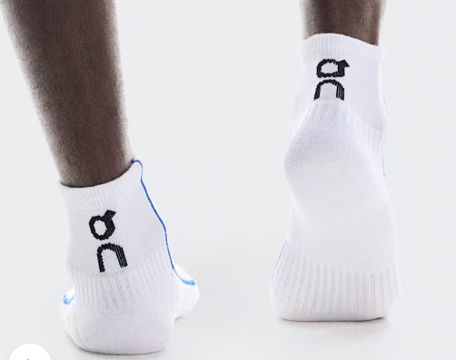 Court Sock Mid U White / Indigo