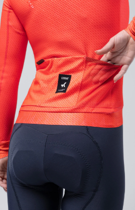 MAILLOT MANGA LARGA HYDER MUJER VERMILION