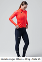 MAILLOT MANGA LARGA HYDER MUJER VERMILION