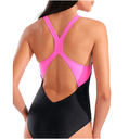 BAÑADOR ARENA DREAMING SWIMSUIT V BACK BLACK/SHOCKING