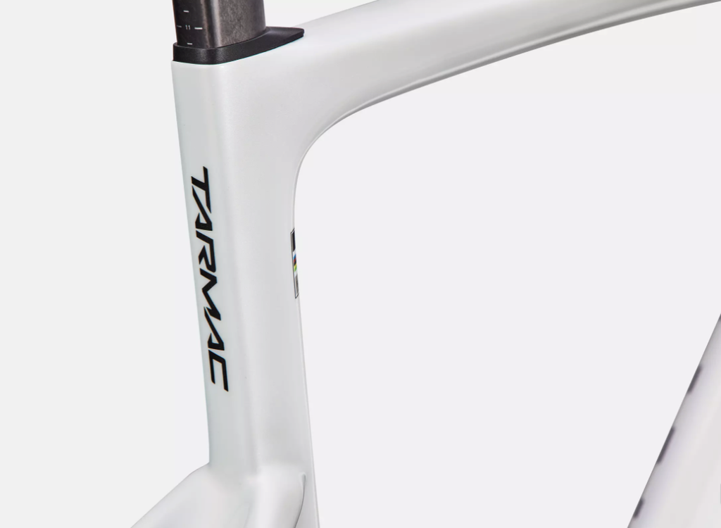 Cuadro S-Works Tarmac SL9 Gloss White Silver Metallic / Obsidian Metallic