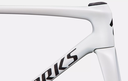 Cuadro S-Works Tarmac SL9 Gloss White Silver Metallic / Obsidian Metallic