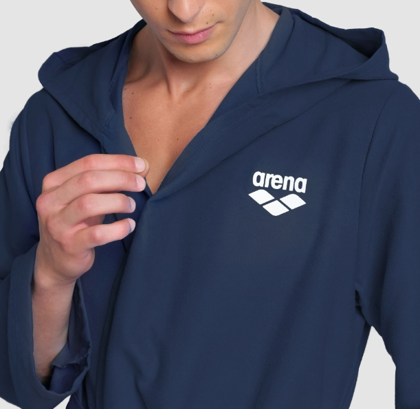 Albornoz Arena Compact Microfiber Robe Navy/White