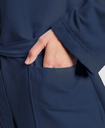 Albornoz Arena Compact Microfiber Robe Navy/White