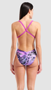 Bañador Arena Earth View Swimsuit Xcriss Cross Pink Multi