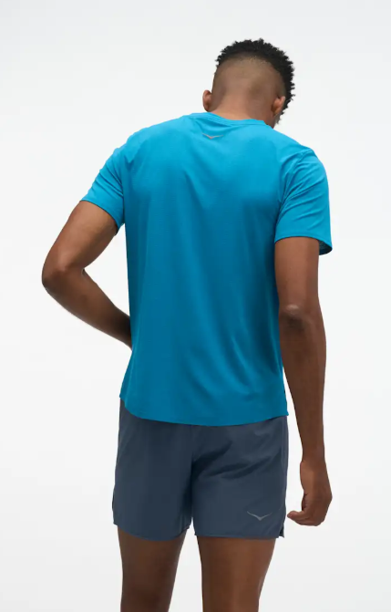 Camiseta Everyrun Short Sleeve Night Glow Blue
