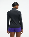 Camiseta Hoka Skyform Half Zip Black HTR