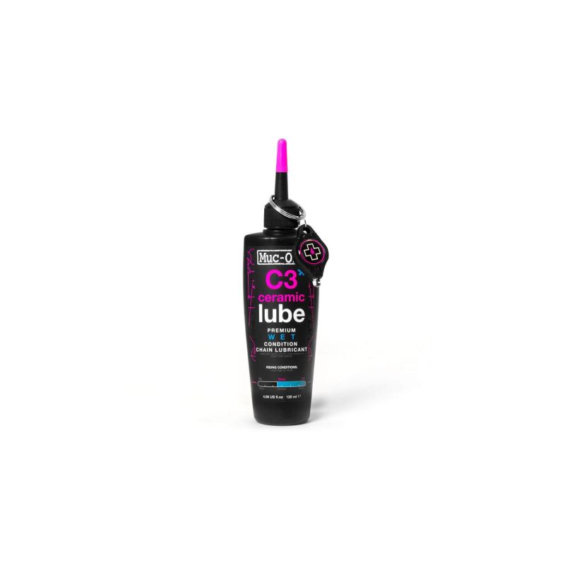 ACEITERA MUC-OFF C3 CLIMA HUMEDO CERAMICO 120 ml (C3 CERAMIC LUBE PREMIUM WET)