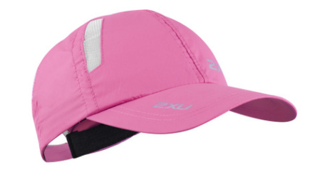 Run Cap Rose Violet White