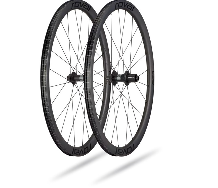 C38 DISC WHEELSET SATIN CARBON/BLACK