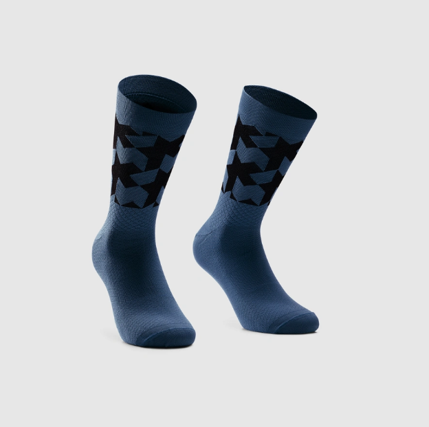 MONOGRAM SOCKS EVO STONE BLUE