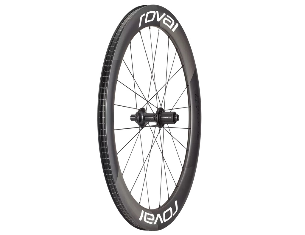 Ruedas Specialized Roval Rapide CLX II Satin Carbon/Gloss White Rear