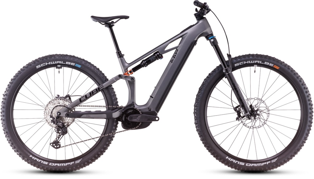 Bicicleta Cube Stereo Hybrid ONE44 HPC SLX 800 slabgrey´n´orange