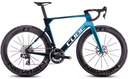 Bicicleta Cube Litening AERO C:68X SLX chromeblue´n´liquidblue