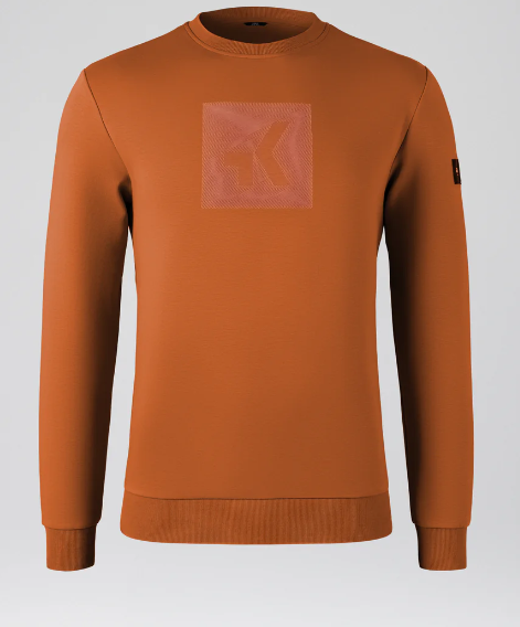 SUDADERA HOVER UNISEX RUST