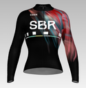 MAILLOT MANGA LARGA HYDER MUJER SBR BLACK OIL