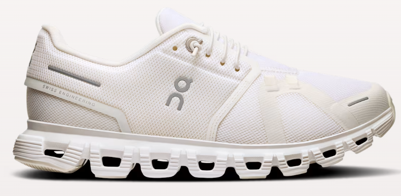 On Cloud 6 Women White / White
