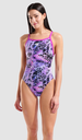 Bañador Arena Earth View Swimsuit Xcriss Cross Pink Multi