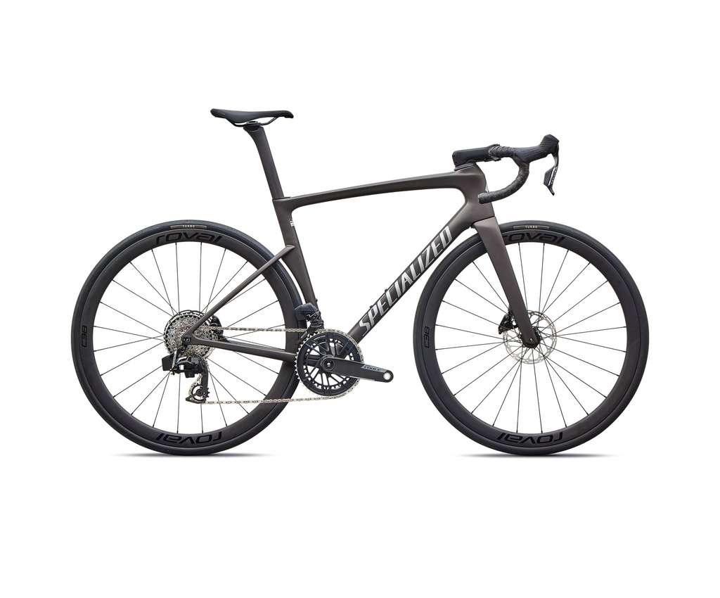 Bicicleta Specialized Tarmac SL9 Expert AXS Satin Smoke Metallic / Silver Dust