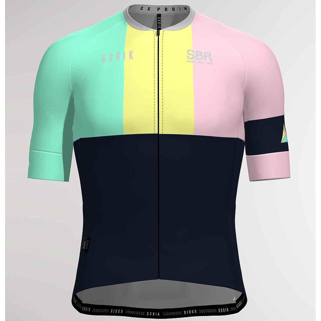 SBR MAILLOT MANGA CORTA CX PRO UNISEX PASTIS