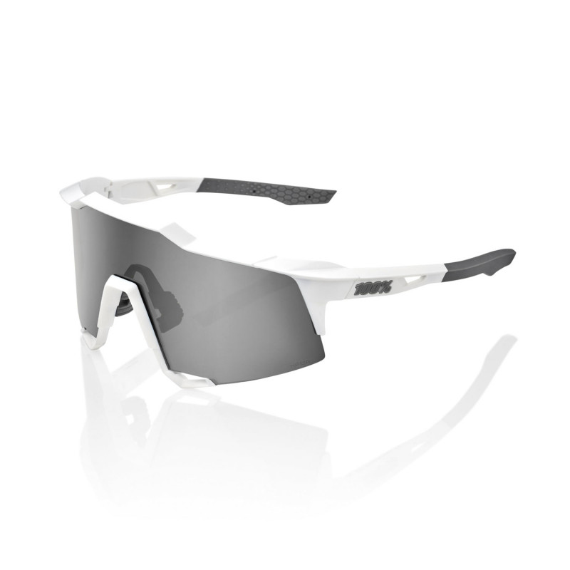 SPEEDCRAFT - MATTE WHITE - HIPER SILVER MULTILAYER  LENS