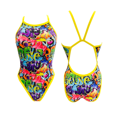 SWIMSUIT NAT. GIRL GRAFFITTI (REVOLUTION)