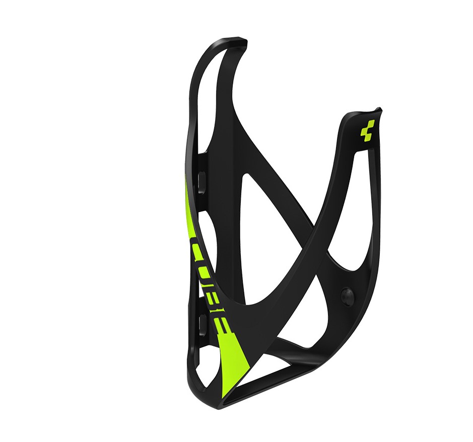 BOTTLE CAGE HPP matt black-classic green