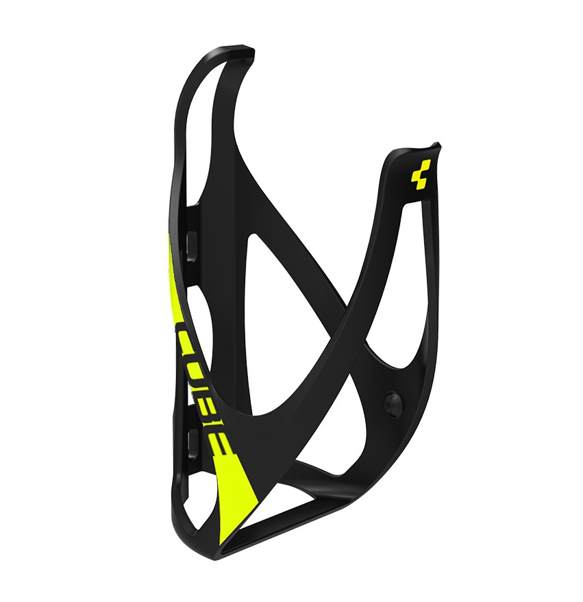 BOTTLE CAGE HPP matt black'n'flashyellow