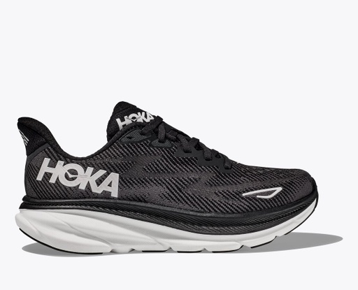 Zapatillas HOKA CLIFTON 9 BLACK/WHITE