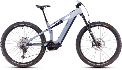 Bicicleta Cube Stereo Hybrid ONE44 HPC RACE 800 pigeonblue´n´art