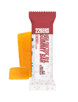 [2307] High Fructose Gummy Bar 60g Caffeine 100mg CHERRY