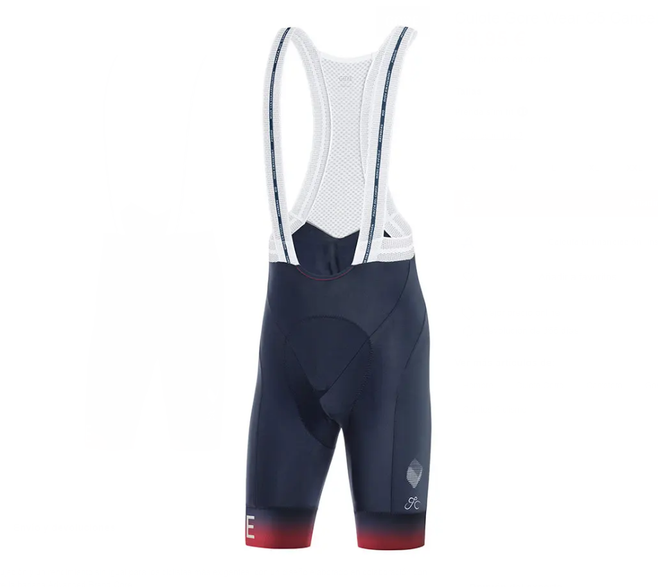 Cancellara Bib Shorts+ Mens, orbit blue/red